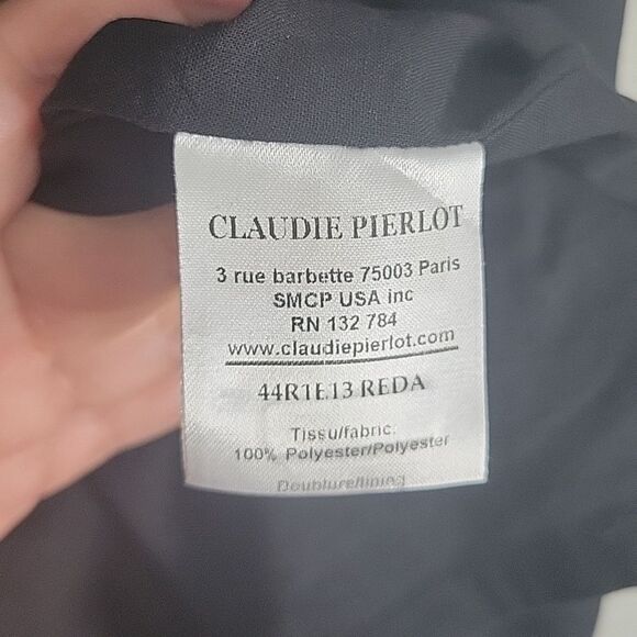 Claudie Pierlot Black Sleeveless Size 36FR/4US - Picture 4 of 10